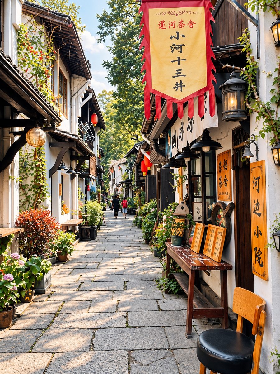 A lane on Xiaohe Straight Street