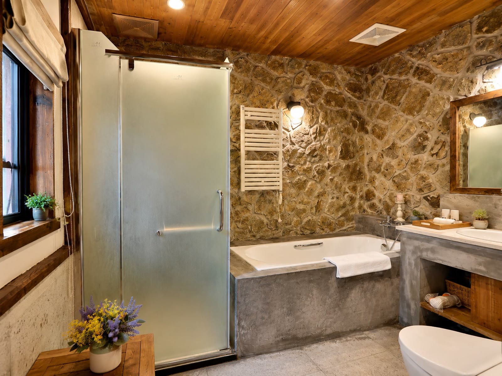 Sycamore Coffee Loft: Private bathroom area
